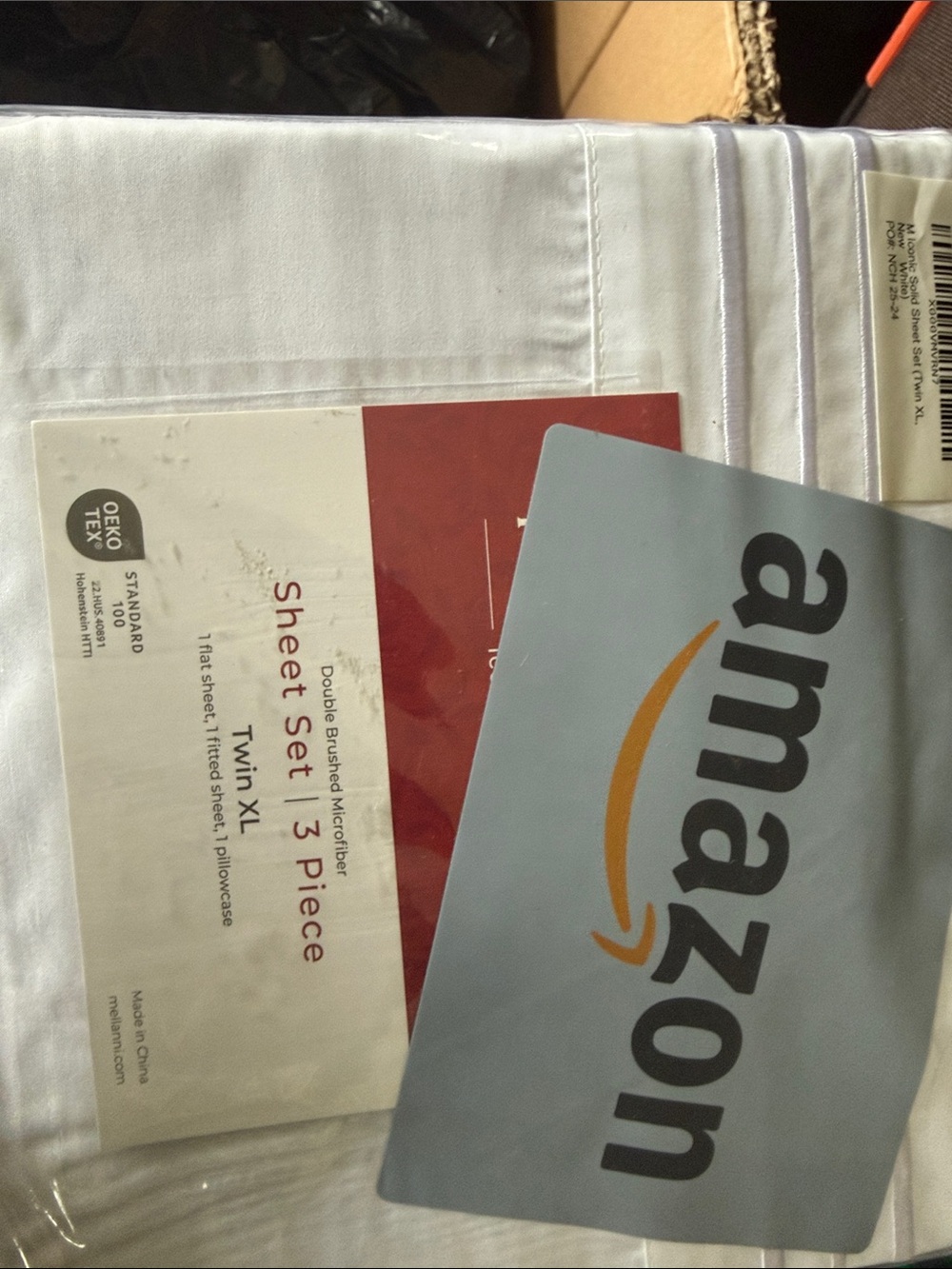 White Twin XL 3-Piece Sheet Set